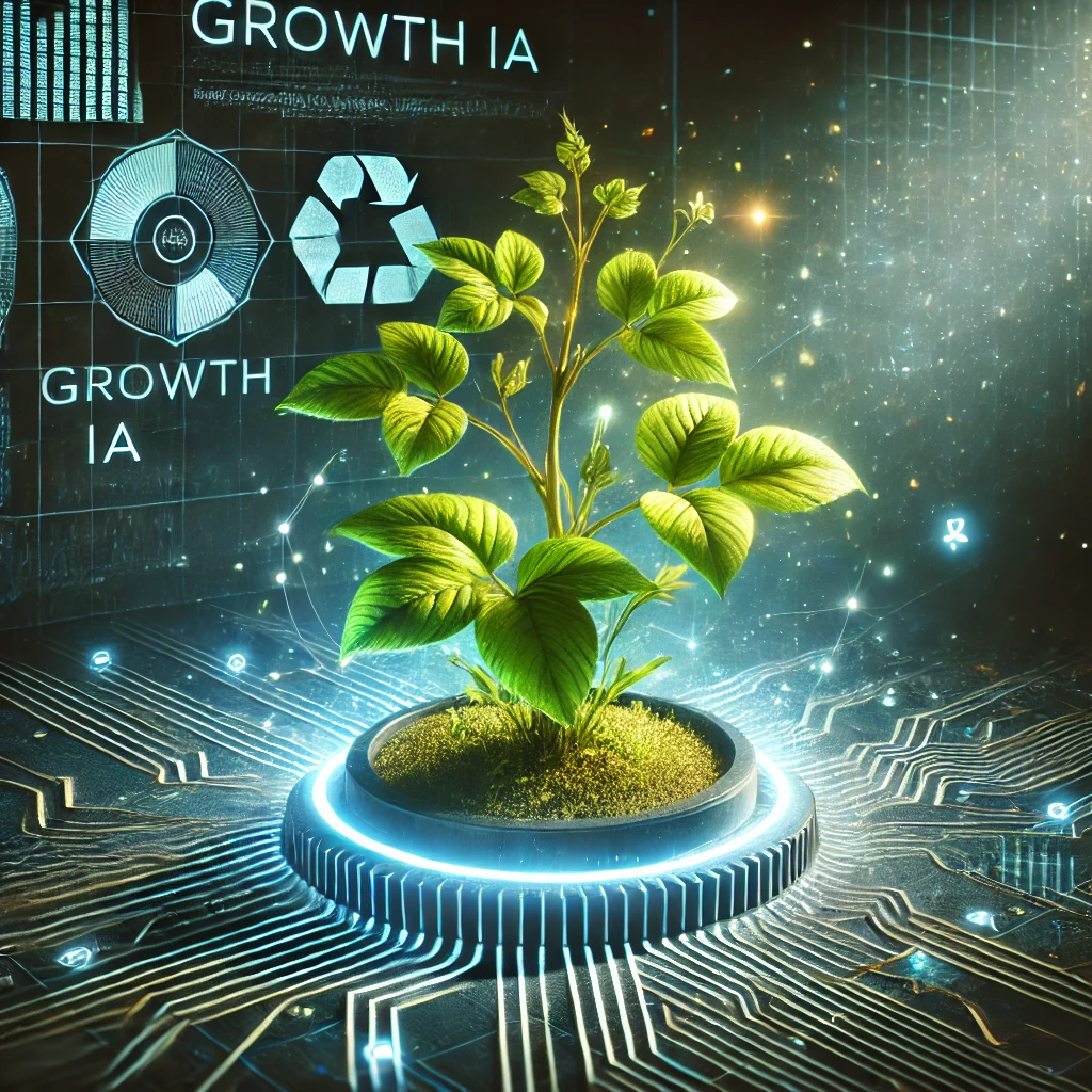 Imagen de una planta que representa el alma del servicio de Growth IA de La sastrería de las ventas